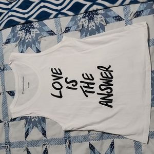 White workout tank size small